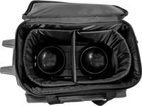 ALOHA PREMIUM 2 BALL ROLLER BAG BLACK/SILVER