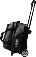 ALOHA PREMIUM 2 BALL ROLLER BAG BLACK/SILVER