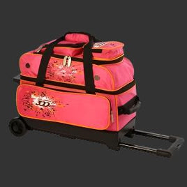 TAŠKA NA 2 GULE NA KOLIES. TRANSPORT ORANŽOVÁ/RUŽOVÁ