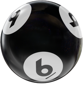 BINGO HOUSEBALL BLACK/WHITE 6 LBS