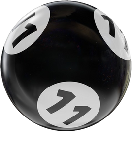 BINGO HOUSEBALL BLACK/WHITE 11 LBS