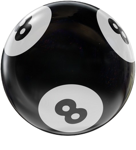 BINGO HOUSEBALL BLACK/WHITE 8 LBS