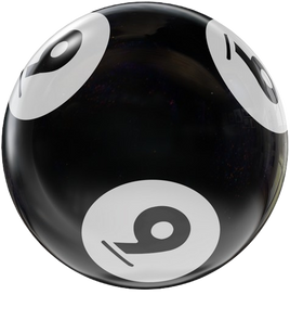 BINGO HOUSEBALL BLACK/WHITE 9 LBS