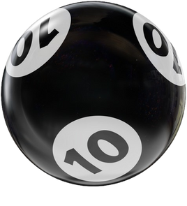 BINGO HOUSEBALL BLACK/WHITE 10 LBS