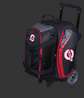 TAŠKA NA 2 GULE NA KOLIESKACH PLAYERS ČIERNÁ/ ČERVENÁ