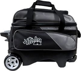 ALOHA PREMIUM 2 BALL ROLLER BAG BLACK/SILVER