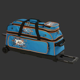 TAŠKA NA 3 GULE NA KOLIES. DELUXE TEAM C300 MODRÁ