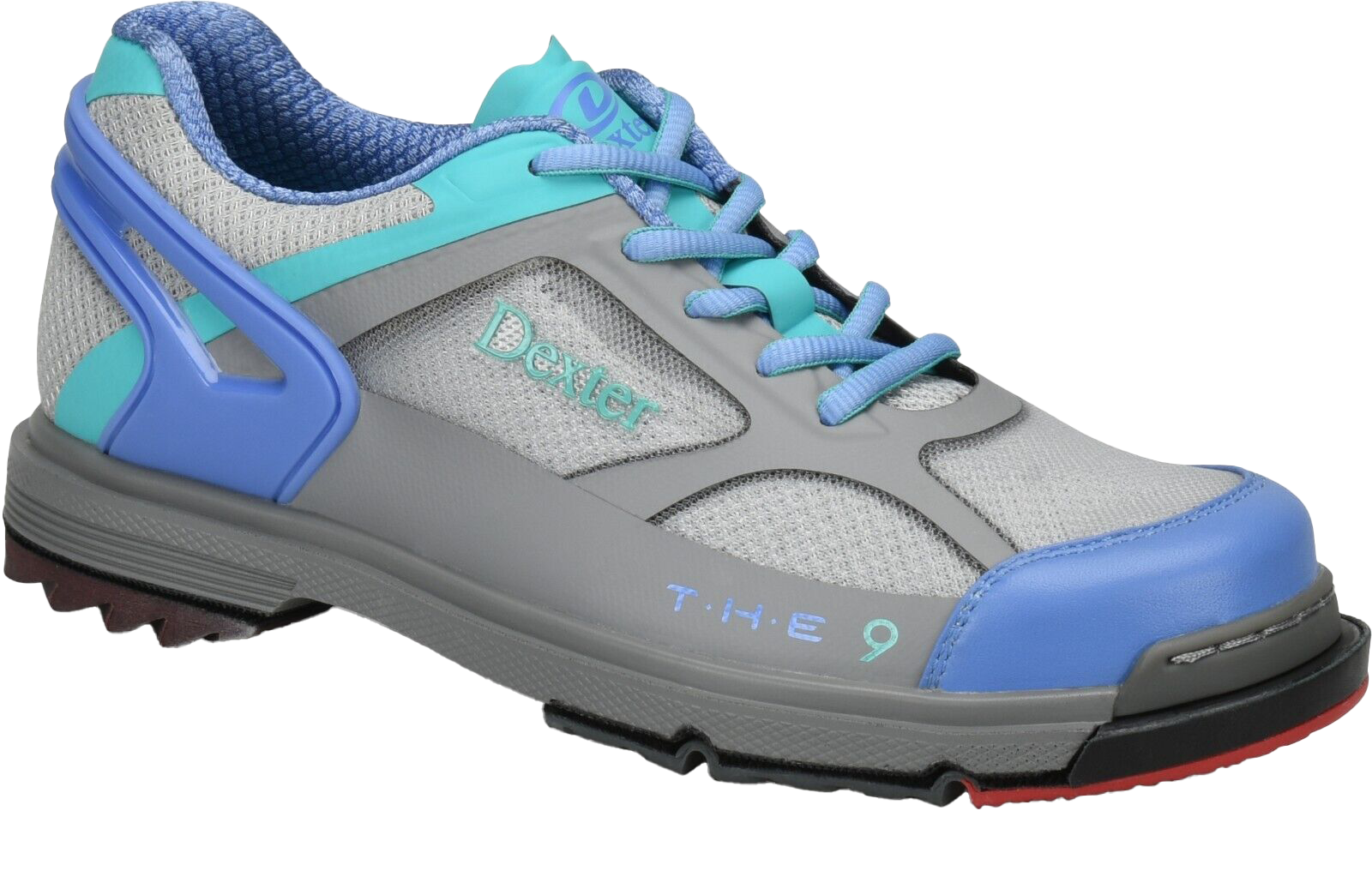 DEXTER THE 9 GREY/PERIWINKLE/AQUA women's| Bowling Academy ProShop