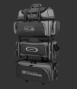 THUNDER 6-BALL BAG ON WHEELS GREY/BLACK